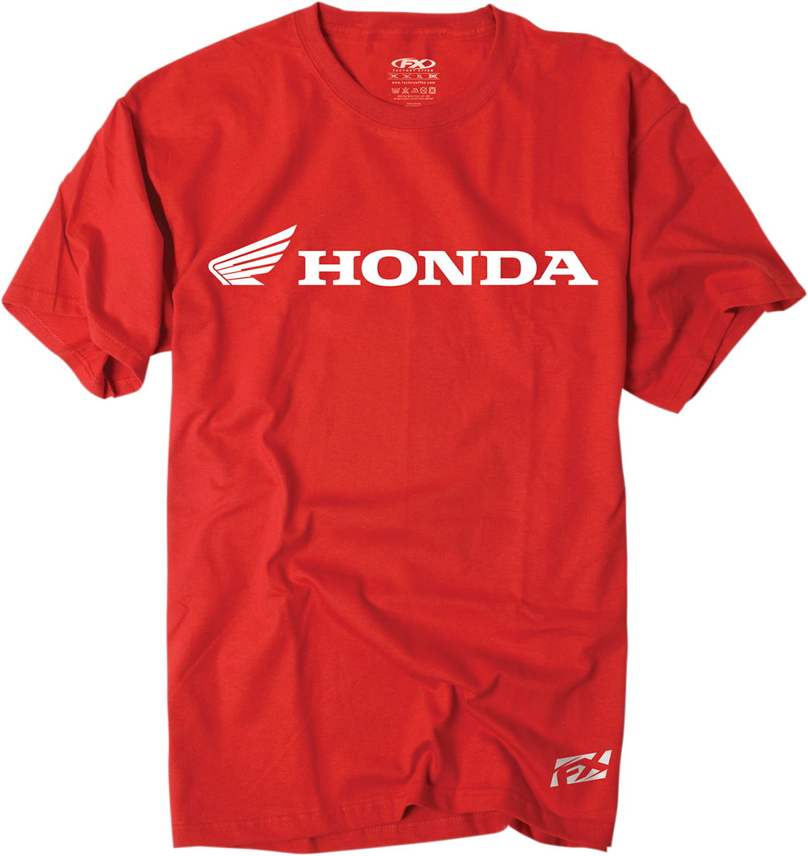FACTORY EFFEX Honda Horizontal T-Shirt - Red- Large 15-88332