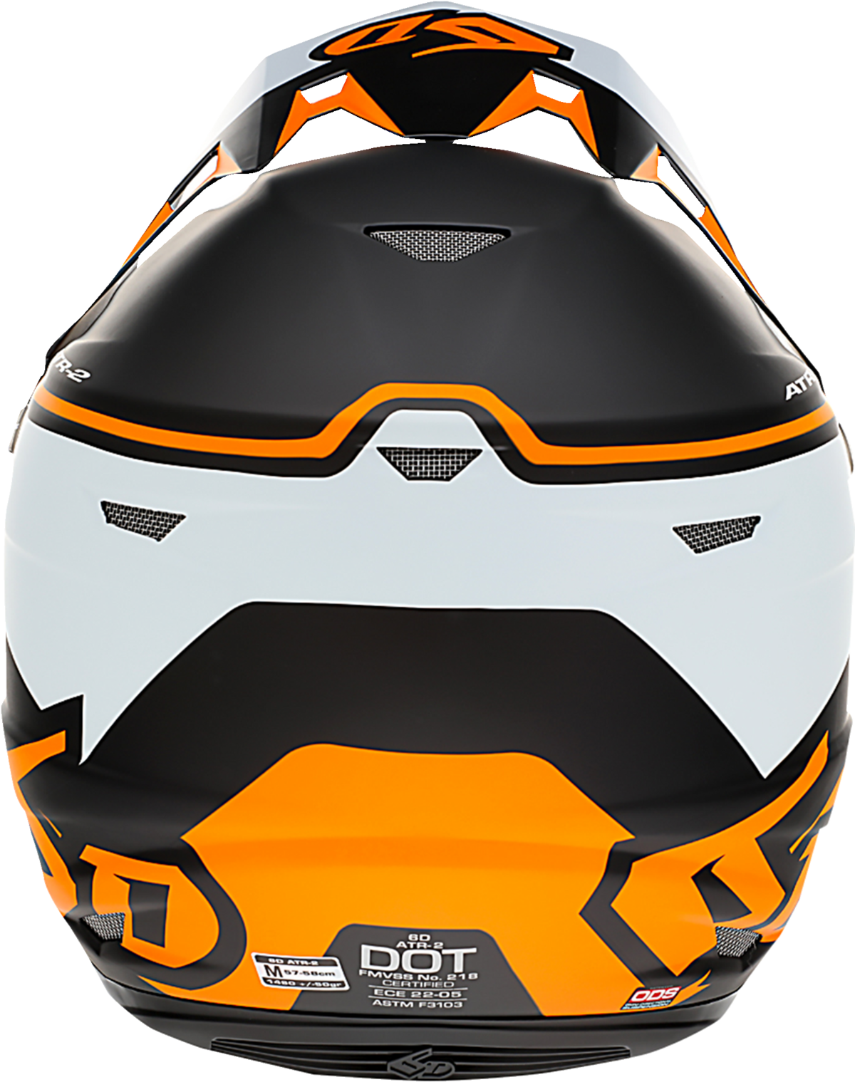 6D ATR-2 Helmet - Drive - Neon Orange - XS 12-2754
