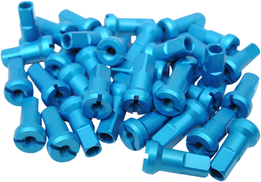 MOOSE RACING MX1 Nipple Set - Lake Blue - 8 Gauge 24-880