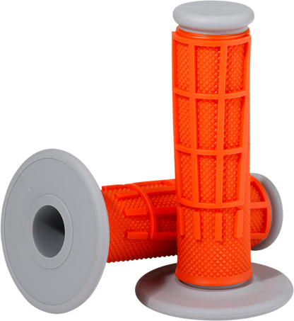 MOOSE RACING Grips - Compound - Half-Waffle - Orange 1MG2315-VEM