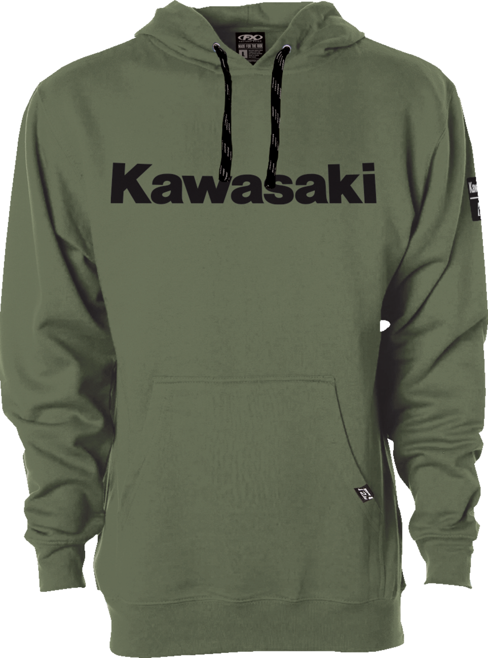 FACTORY EFFEX Kawasaki Squad Sudadera con capucha - Verde militar - Grande 26-88104 