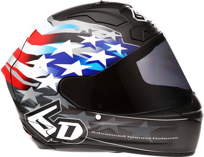 6D ATS-1R Helmet - Patriot - Red/White/Blue - XL 30-0698