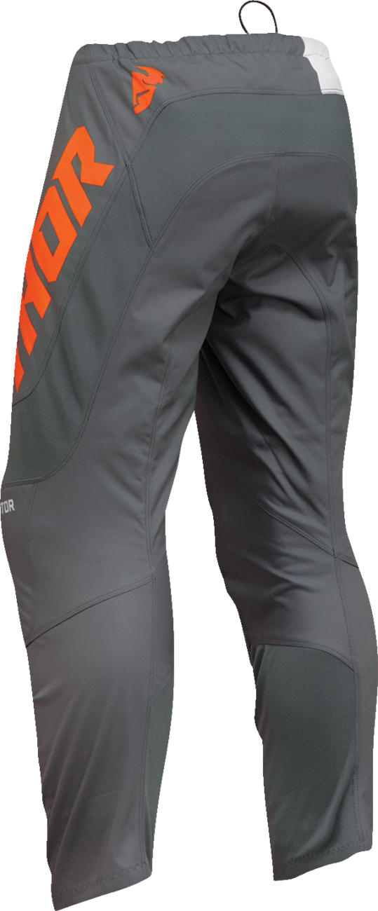 THOR Sector Checker Pants - Charcoal/Orange - 48 2901-11004