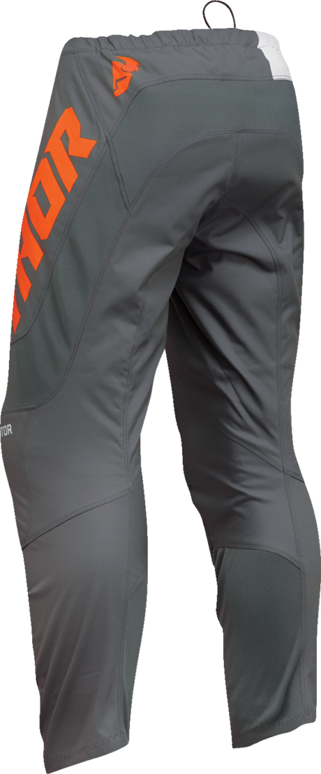 THOR Sector Checker Pants - Charcoal/Orange - 46 2901-11003