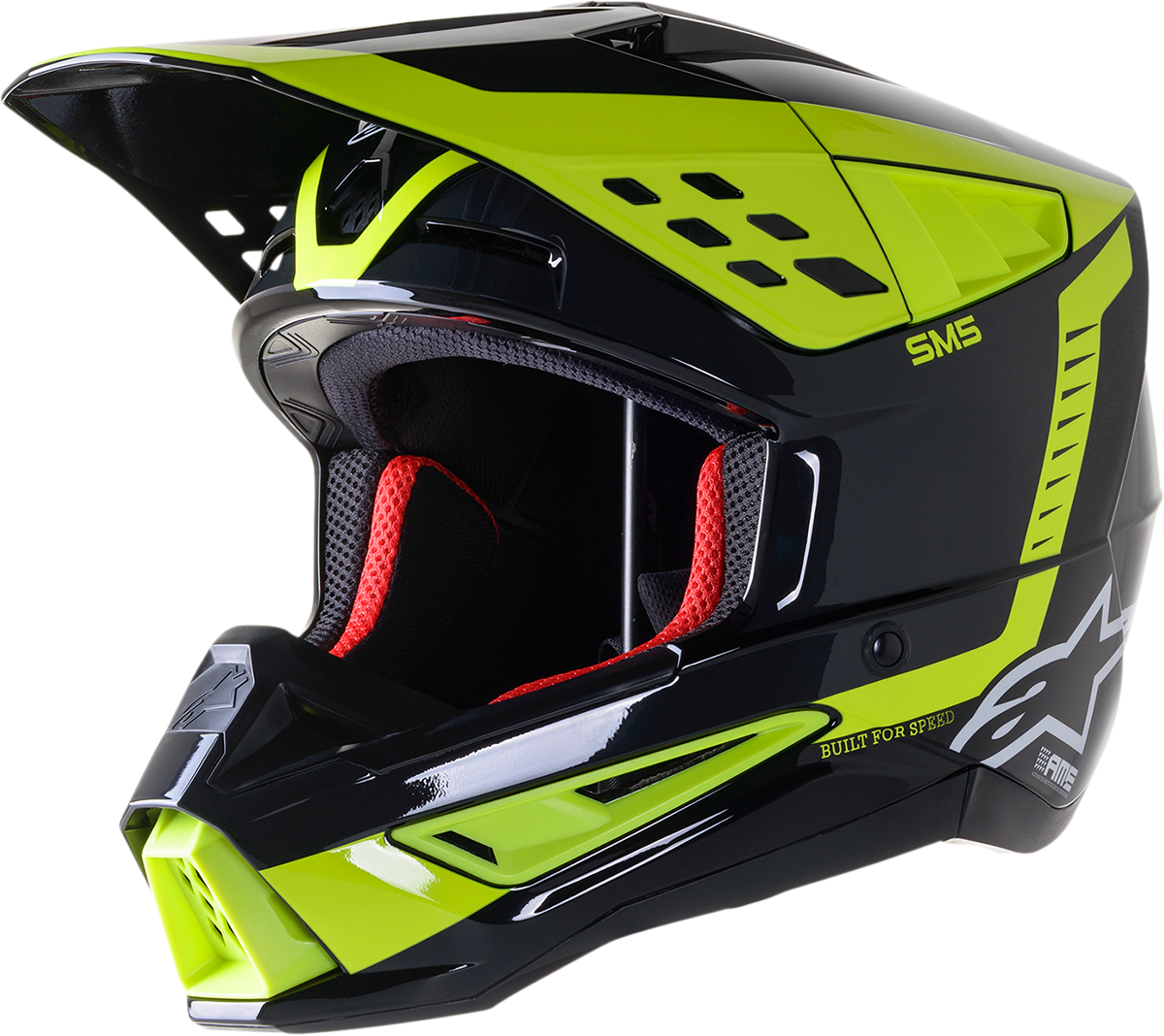 ALPINESTARS SM5 Helmet - Beam - Black/Gray/Yellow - 2XL 8303722-1151-2X