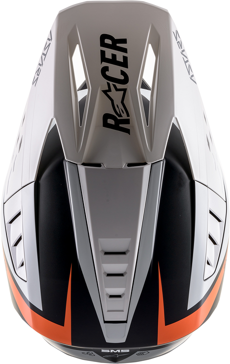 ALPINESTARS SM5 Helmet - Rayon - Black/White/Orange - XL 8304121-1242-XL