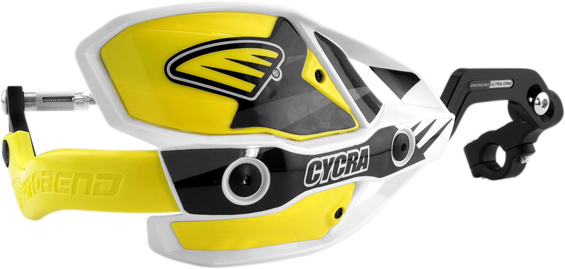 CYCRA Handguards - Ultra - Oversized - White/Yellow 1CYC-7408-55X
