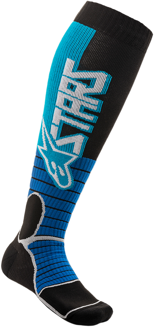 ALPINESTARS MX Pro Socks - Cyan/Black - Medium 4701520-731-SM