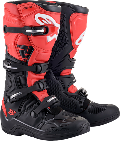 ALPINESTARS Tech 5 Boots - Black/Red- US 11 2015015-13-11