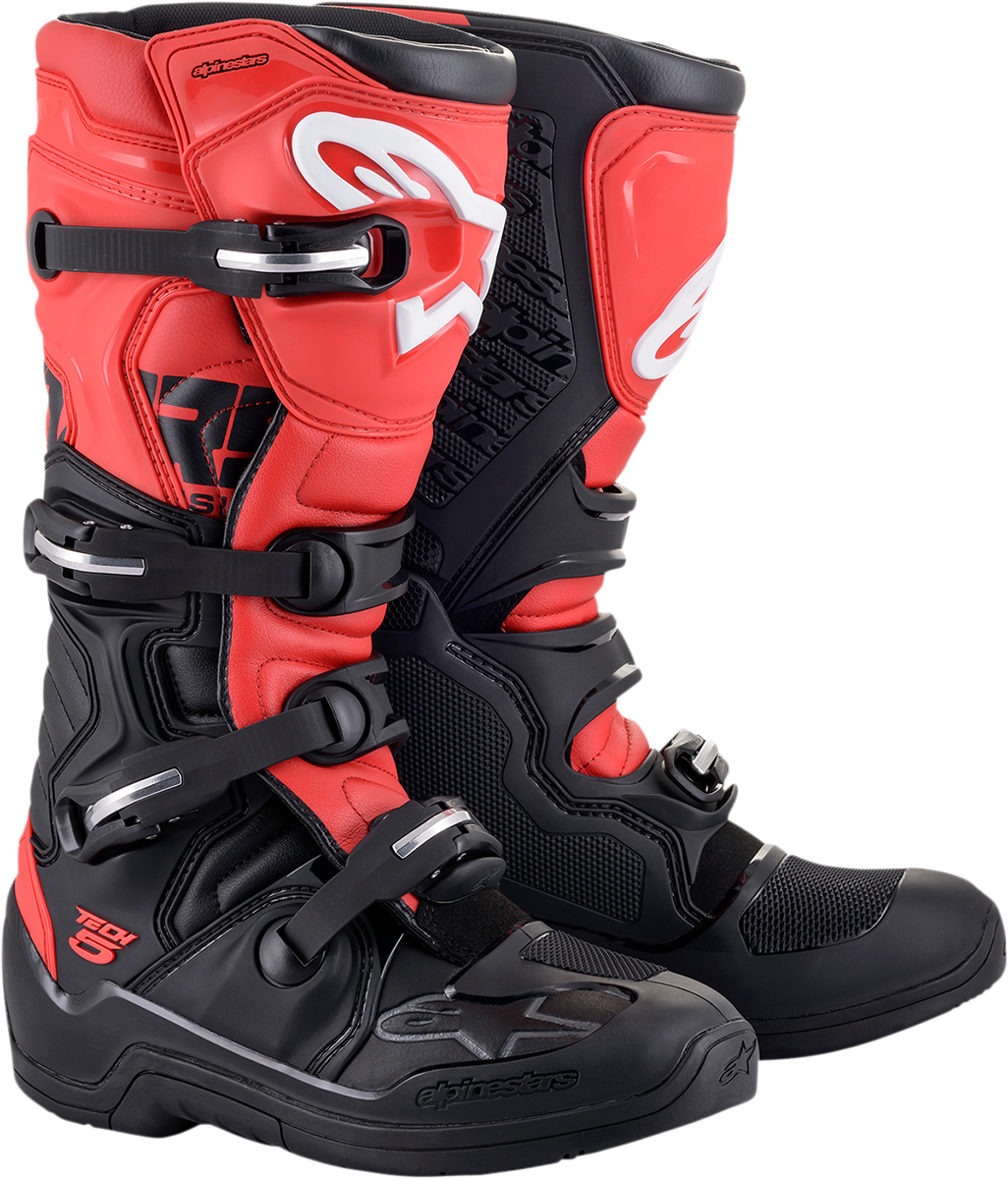 ALPINESTARS Tech 5 Boots - Black/Red- US 12 2015015-13-12