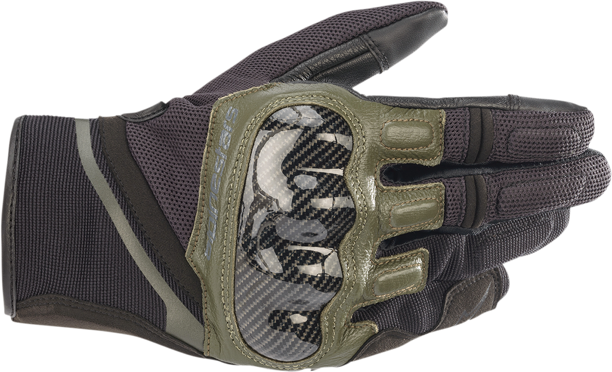 ALPINESTARS Chrome Gloves - Black/Forest - Small 3568721-1681-S