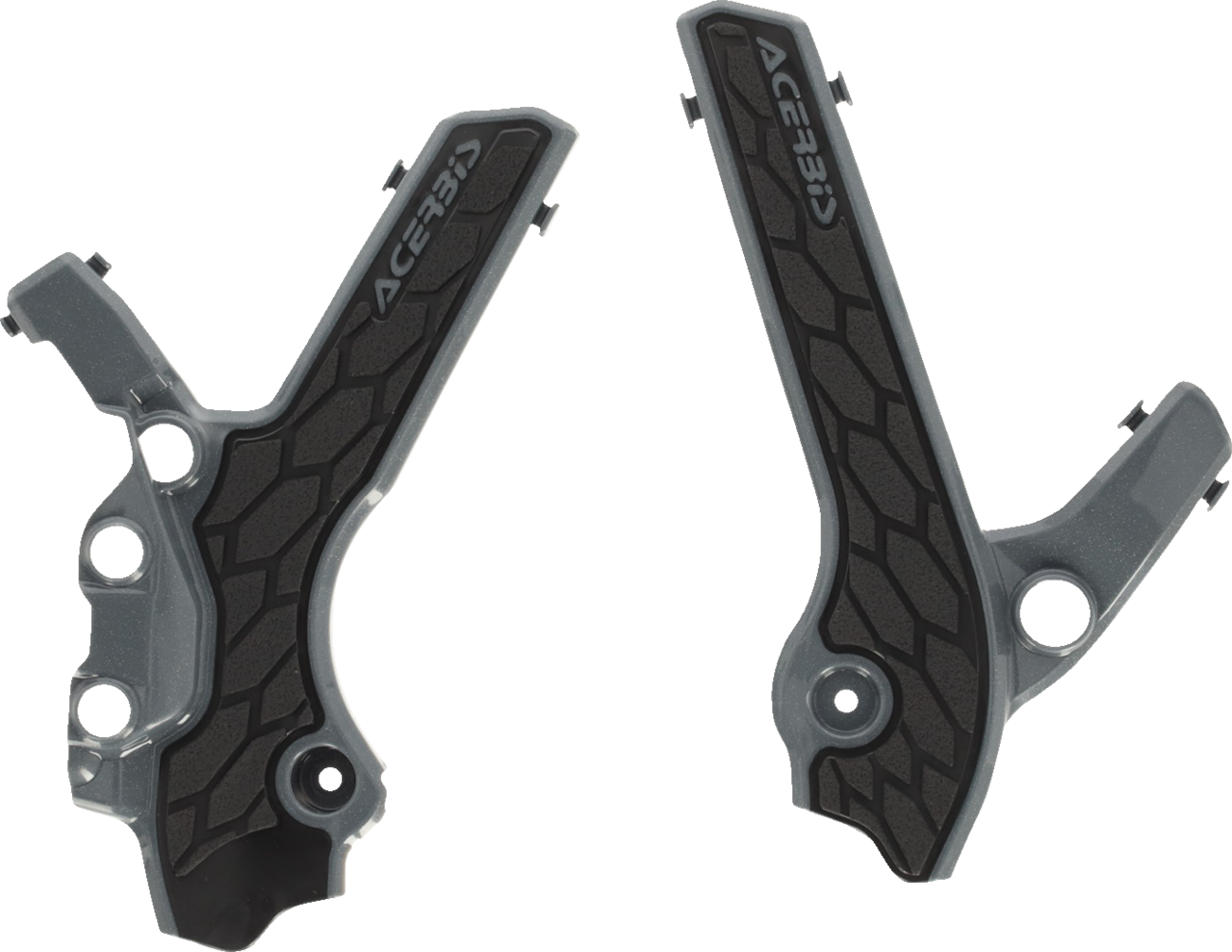 ACERBIS X-Grip Frame Guards - Gray/Black - DR-Z 400S/E/SM 2983341019