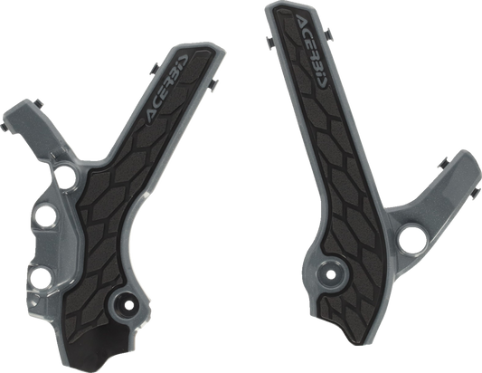 ACERBIS X-Grip Frame Guards - Gray/Black - DR-Z 400S/E/SM 2983341019