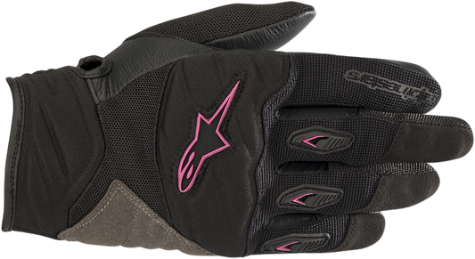 ALPINESTARS Stella Shore Gloves - Black/Fuchsia - Medium 3516318-1039-M