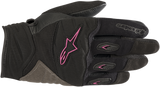 ALPINESTARS Stella Shore Gloves - Black/Fuchsia - Large 3516318-1039-L