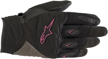 ALPINESTARS Stella Shore Gloves - Black/Fuchsia - XS 3516318-1039-XS