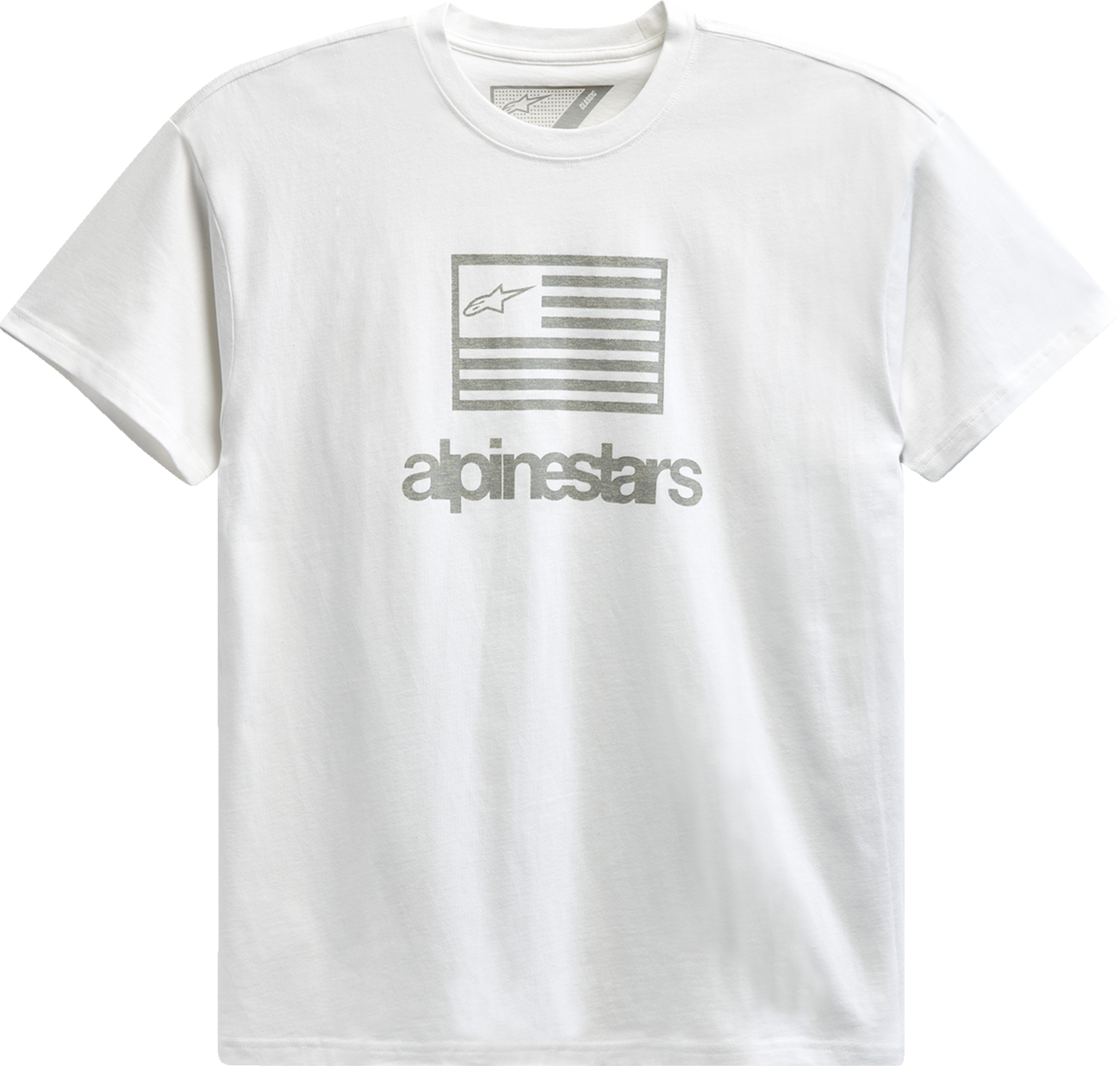 Camiseta con bandera de ALPINESTARS - Blanco - Grande 12137262020L 