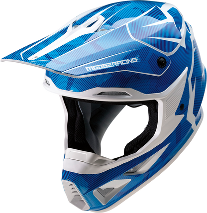 MOOSE RACING F.I. Helmet - Agroid Camo - MIPS® - Blue/White - Medium 0110-7768