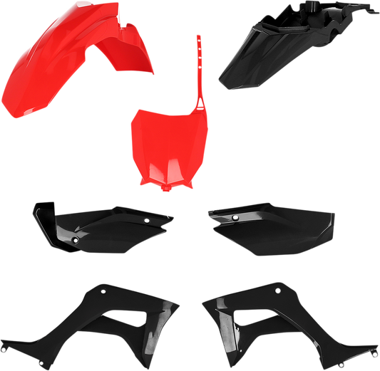 Kit de carrocería de repuesto completo ACERBIS - Rojo/Negro 2861931018