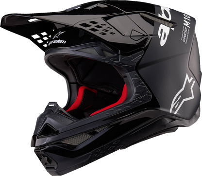 ALPINESTARS Supertech M10 Helmet - Flood - MIPS® - Black/Dark Gray - XS 8301023-1310-XS