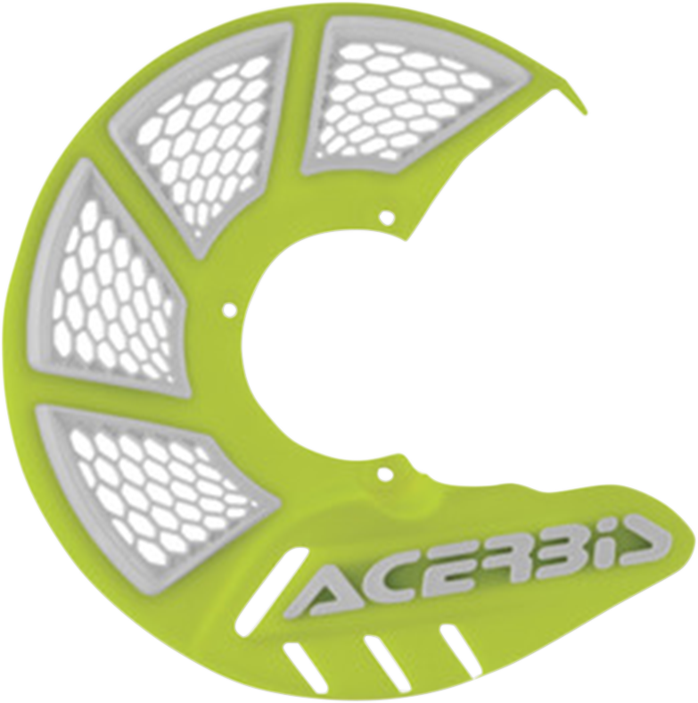 ACERBIS X-Brake Disc Cover - Fluorescent Yellow/White 2449494310