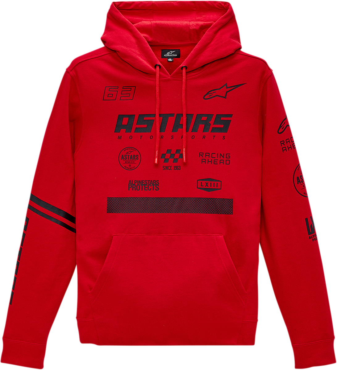 ALPINESTARS Multi Race Hoodie - Red - 2XL 121351500302X