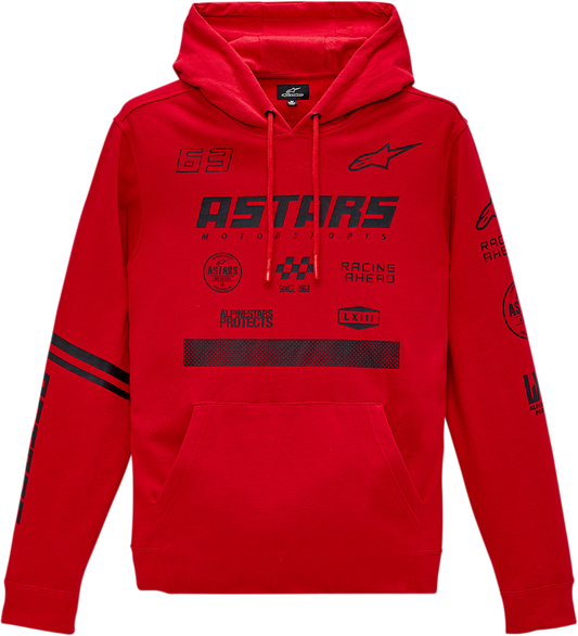 ALPINESTARS Multi Race Hoodie - Red - Large 12135150030L