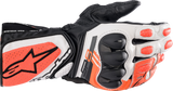 ALPINESTARS SP-8 V3 Gloves - Black/White/Fluo Red - XL 3558321-1231-XL