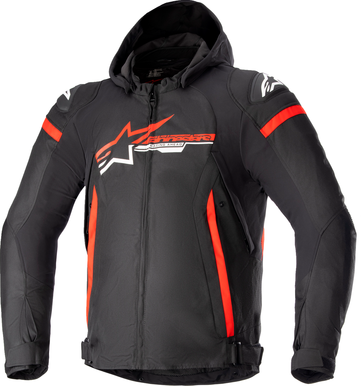 Chaqueta impermeable ALPINESTARS Zaca - Negro/Rojo/Blanco - Pequeña 3206423-1342-S 