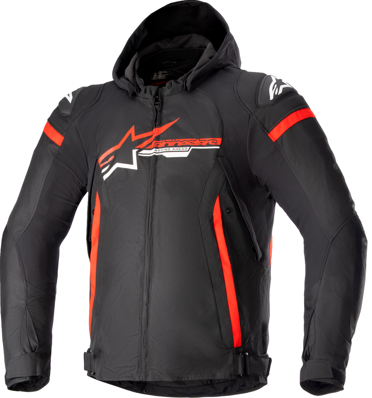 ALPINESTARS Zaca Waterproof Jacket - Black/Red/White - Medium 3206423-1342-M