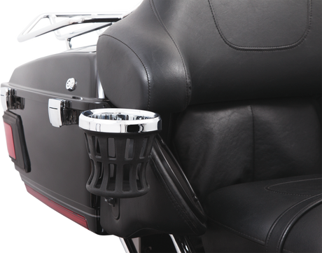CIRO Drink Holder - Passenger Mount - Chrome/Black 50422