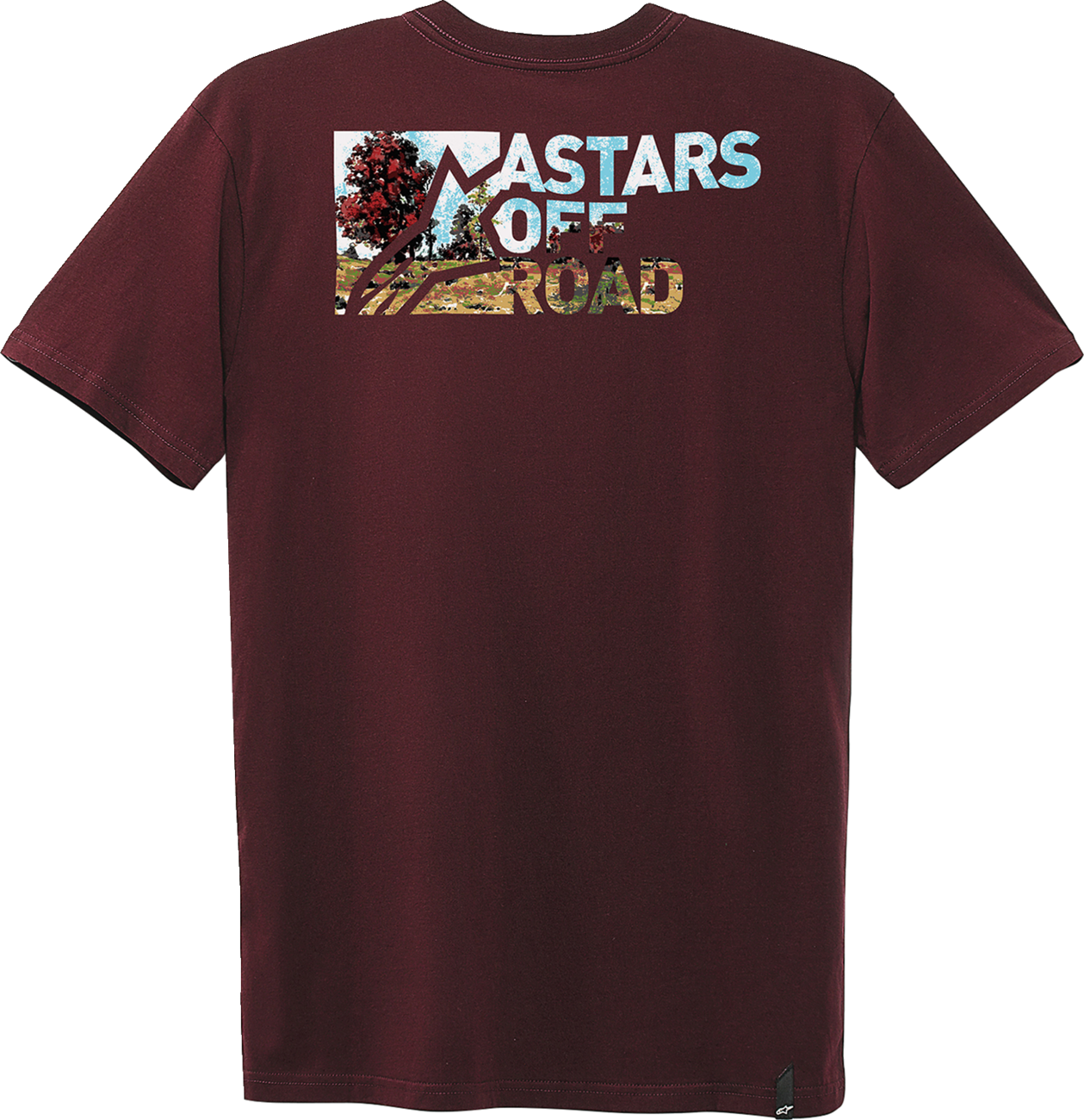 ALPINESTARS Painted T-Shirt - Maroon - Medium 1232-72224-838M