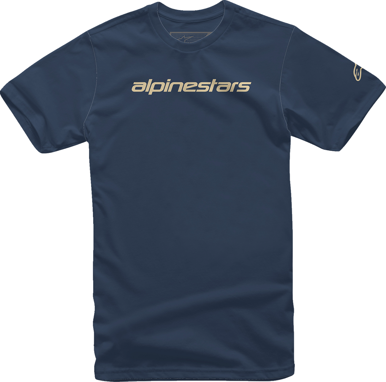 ALPINESTARS Linear Wordmark T-Shirt - Navy/Stone - XL 1212720207128XL