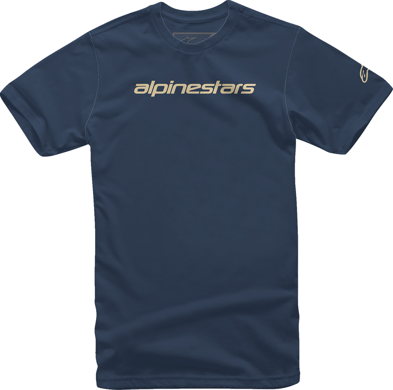 Camiseta ALPINESTARS Linear Wordmark - Azul marino/Piedra - 2XL 12127202071282X 