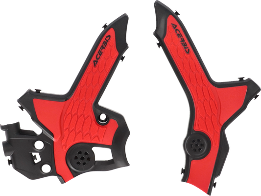 ACERBIS X-Grip Frame Guards - Black/Red - CRF300 2979621042