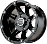 MOOSE UTILITY Wheel - 387X - Rear - Black - 12x8 - 4/136 - 4+4 387MO128136GB4