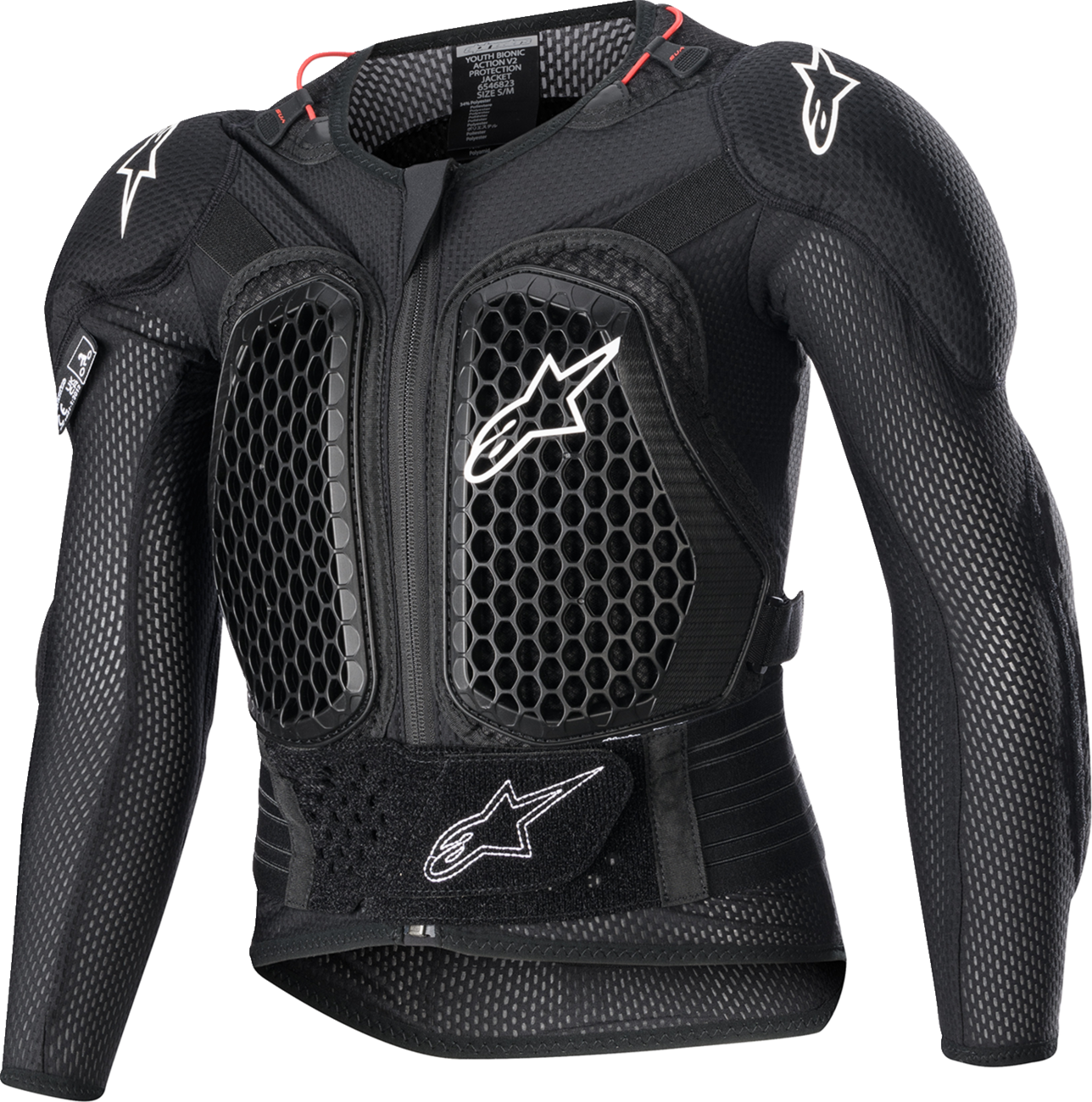 ALPINESTARS Youth Bionic Action V2 Protection Jacket - Black - L/XL 6546823-10-LXL