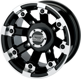 MOOSE UTILITY Wheel - 393X - Front - Black - 12x7 - 4/156 - 4+3 393127156GBML4