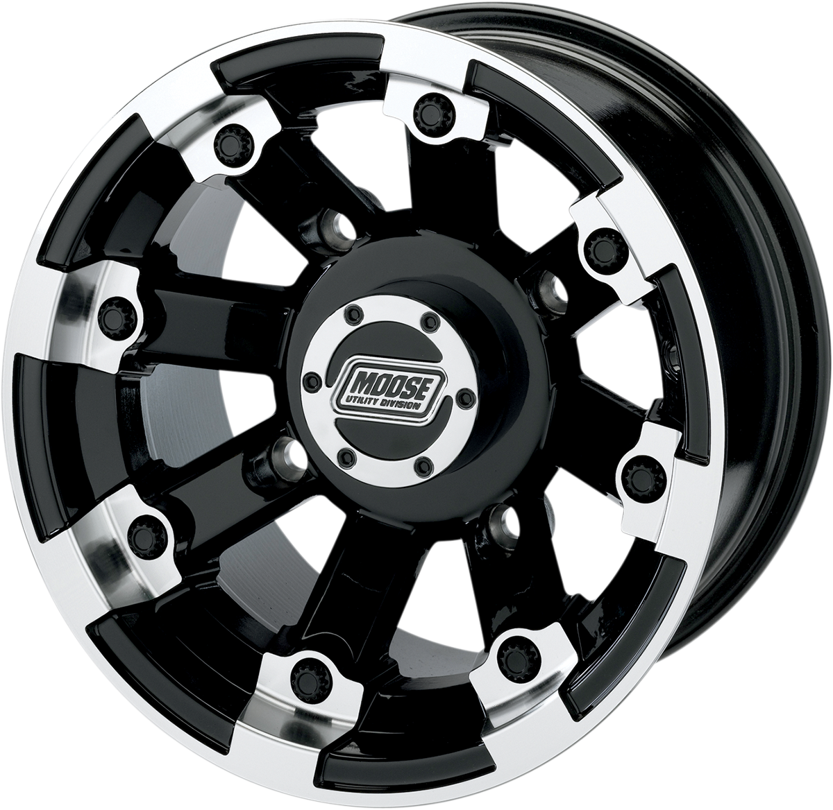 MOOSE UTILITY Wheel - 393X - Rear - Black - 14x8 - 4/156 - 4+4 393148156GBML4