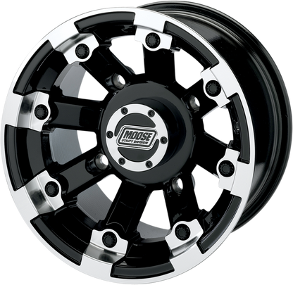 MOOSE UTILITY Wheel - 393X - Rear - Black - 14x8 - 4/110 - 4+4 393148110GBML4