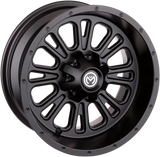 MOOSE UTILITY Wheel - 399X - Front - Black - 12x7 - 4/156 - 4+3 399MO127156MB4