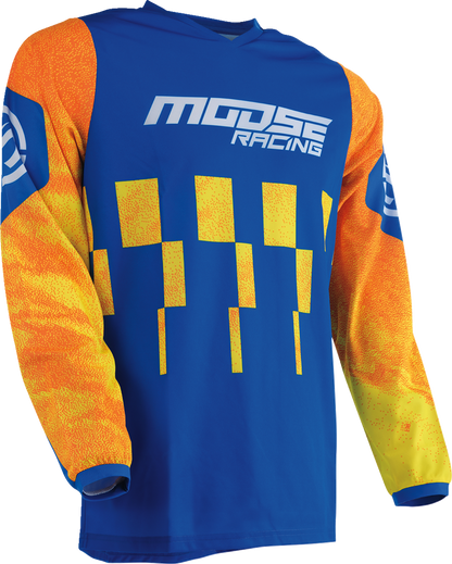 MOOSE RACING Qualifier Jersey - Orange/Blue - Large 2910-7528