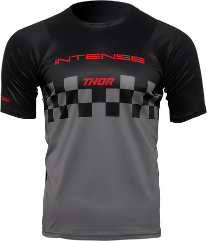 THOR Intense Chex Jersey - Black/Gray - XS 5120-0144