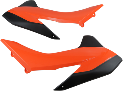 ACERBIS Radiator Shrouds - '16 Orange/Black 2314255225