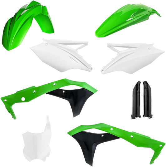 ACERBIS Full Replacement Body Kit - OEM Green/White/Black 2685825909