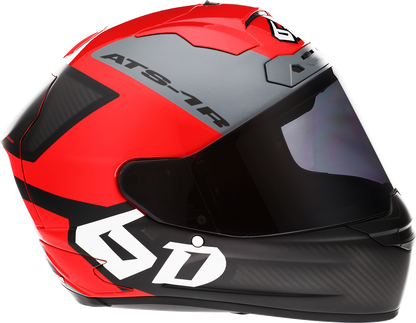 6D ATS-1R Helmet - Wyman - Red/Gray - Small 30-0735