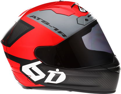 6D ATS-1R Helmet - Wyman - Red/Gray - XL 30-0738
