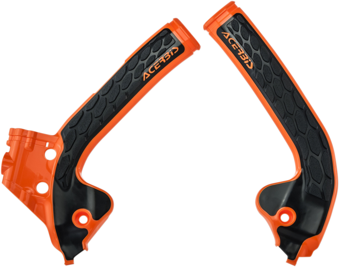 ACERBIS X-Grip Frame Guards - '16 Orange/Black 2686045225