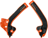 ACERBIS X-Grip Frame Guards - '16 Orange/Black 2686045225