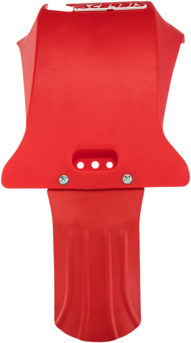 Placa protectora de bajos ACERBIS - Grande - Roja - Beta - 250 RR 2780580004